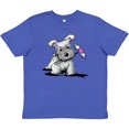 thumbnail image 3 of Inktastic Schnauzer With Heart Youth T-Shirt, 3 of 5