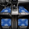 thumbnail image 7 of Pofeuu Compass Print Car Foot Mat Set of 4 Pieces - All-Weather Full Set Floor Mats for Cars Trucks SUVs, 7 of 7