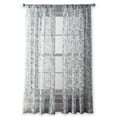 thumbnail image 3 of CHF Santa Barbara 63" Curtain Panel, Floral, Grey, Adult, 3 of 5