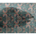 thumbnail image 4 of oneOone Viscose Chiffon Fabric Leaves & Floral Block Print Fabric BTY 42 Inch Wide, 4 of 4