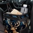 thumbnail image 6 of Elk Deer Foldable Car Garbage Can with Lid, Leak-Proof, Hanging Storage Bag - Car Trash Bin, Mini Trash Can, 6 of 6