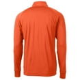 thumbnail image 3 of Men's Cutter & Buck Orange Virginia Cavaliers Vintage Adapt Eco Knit Stretch Recycled Quarter-Zip Pullover Top, 3 of 3
