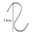 thumbnail image 2 of 5/10/20pcs Household Holder Home Kitchen Stainless Steel Clasps Hooks Hanger Storage Rack S Shaped Hook 10PCS, 2 of 8