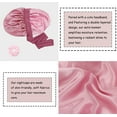thumbnail image 2 of SENGTERM Satin Silk Bonnet for Women Double Layer Silk Sleep Cap Hair Bonnet with Elastic Tie Band for Curly Hair, 2 of 2