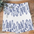 thumbnail image 4 of Blue Tree 1 Pack Kitchen Towel, Water Absorbent Dish Towel, Nature Forest Wild Plant White Watercolor Decorative Hand Towels - Quick Drying Cloth for Cooking Baking, 18x28 Inch, 4 of 8