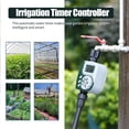 thumbnail image 2 of Regulador del temporizador de agua de riego Jardín Temporizador de riego automático programable elec Tomshoo Controlador de temporizador, 2 of 7