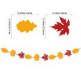 Thanksgiving Party Hanging Decorations Set, Fall Hanging Maple Leaves