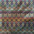 thumbnail image 3 of Geometric Tulle Curtains with Rod Pocket, Retro Eighties Design Vibrant Color Scheme Geometrical Lines Half Circles Vintage, Sheer Drape for Wedding Party 2 Panels, 7 Sizes, Multicolor, by Ambesonne, 3 of 3