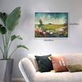 thumbnail image 4 of Wall Art Meadow Landscape Picture Canvas Wall Art Print Paintings Modern Artwork For Living Room Wall Decor And Home Décor Framed Ready To Hang-12×16 In, 4 of 6