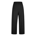 thumbnail image 5 of High Waist Wide Leg Yoga Pants for Women, Casual Drawstring Loose Fit Athletic Pants, 5 of 9