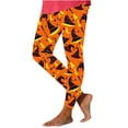 thumbnail image 2 of Ounisa Women's Halloween Graphic Yoga Leggings, Breathable Stretchy Tights with Lifting Effect for Gym Running Lounge Wear, 2 of 4