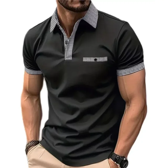 Playera Deportiva Hombre Polo Casual Manga Corta Gym Camisa