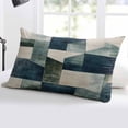 thumbnail image 5 of Turquoise Green Geometric Throw Pillow Cover 16 x 24 Inch Decorative Pillow Cover Vintage Modern Abstract Art Lumbar Pillowcase Seasonal Rectangle Cushion Case for Couch Sofa Bed Living Room, 5 of 7