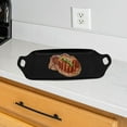 thumbnail image 2 of Ceramic Baking Pan Nonstick Cake Plate Simple Ovenware Porcelain Food Serving Tray with Double Handle for Home Decor (Black), 2 of 5