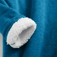 thumbnail image 6 of ZJXFGS Oversized Sweaters for Women Long Sweaters for Women Cozy Sweaters for Women Pullover Sweaters for Women Blue L, 6 of 8