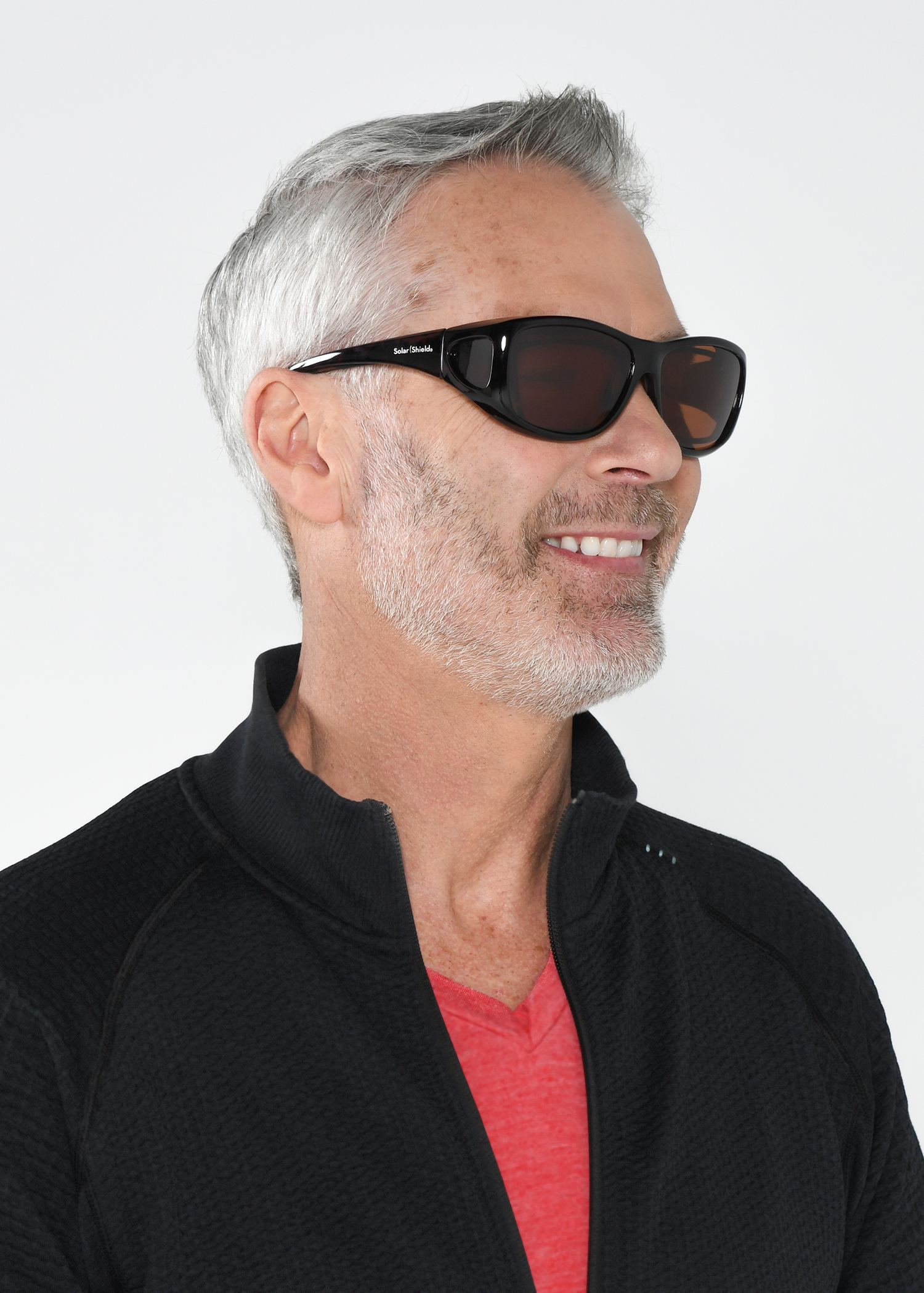 Solar Shield Rectangle Sport Sunglasses, Tortoise photo 5