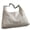 White, variant on Kukuzhu Tote Bag Women's PU Leather Shoulder Bag Lightweight Hobo Bucket Armpit Purse Handbag Work Top Handle Bag