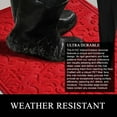 thumbnail image 5 of A1HC All Weather Dirt and Moisture Absorbing Polypropylene(PP) Door Mat with Tire Crumb Rubber Backing, Indoor Outdoor Use, Red, 24x36 Inch, 5 of 8