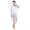 White, variant on Men Rainy Season Thickened Front Opening Hooded Pocket Raincoat Umbrella Sky Blue One Size
