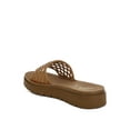 thumbnail image 3 of London Rag Sayura Woven Womens Slip-On Flatforms, 3 of 9