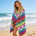 thumbnail image 4 of Toalla de playa de microfibra estilo bohemio – Toalla de viaje extragrande, resistente a la arena y de secado rápido para mujeres y hombres, ideal para la piscina, el camping y el verano., 4 of 6