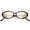 Black / Orange, variant on True Vintage Cat Eye Color Tinted Lens Oval Sunglasses 51mm (Tortoise / Blue)