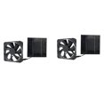 thumbnail image 3 of Kit de 2 extractores de aire solares de 20 W y 6 pulgadas, miniventilador alimentado por panel solar para perros y gallinas, como se muestra, como se muestra, 3 of 5
