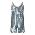 thumbnail image 5 of Plus Size Jumpsuit Women's Strap Jumpsuit Spring and Summer New Print Jumpsuit Women's Gray 10(XL), 5 of 8