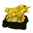 thumbnail image 2 of Feng Shui Golden  2021 Chinese New Year  Zodiac Ox Statue Figurine Home Office Decoration, 2 of 2