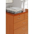 thumbnail image 3 of Hodedah 7 Drawer Dresser with Two Locks, Cherry, 3 of 7