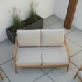 thumbnail image 2 of Amazonia Atacama 2-SeaterFSC Certified Teak and Sunbrella Cushions Patio Sofa, Seating Capacity: 2, 2 of 9