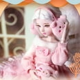 thumbnail image 4 of Charmant Tube de Poupée 1/3 avec Ensemble Rose pour Robe de Soirée, 4 of 8