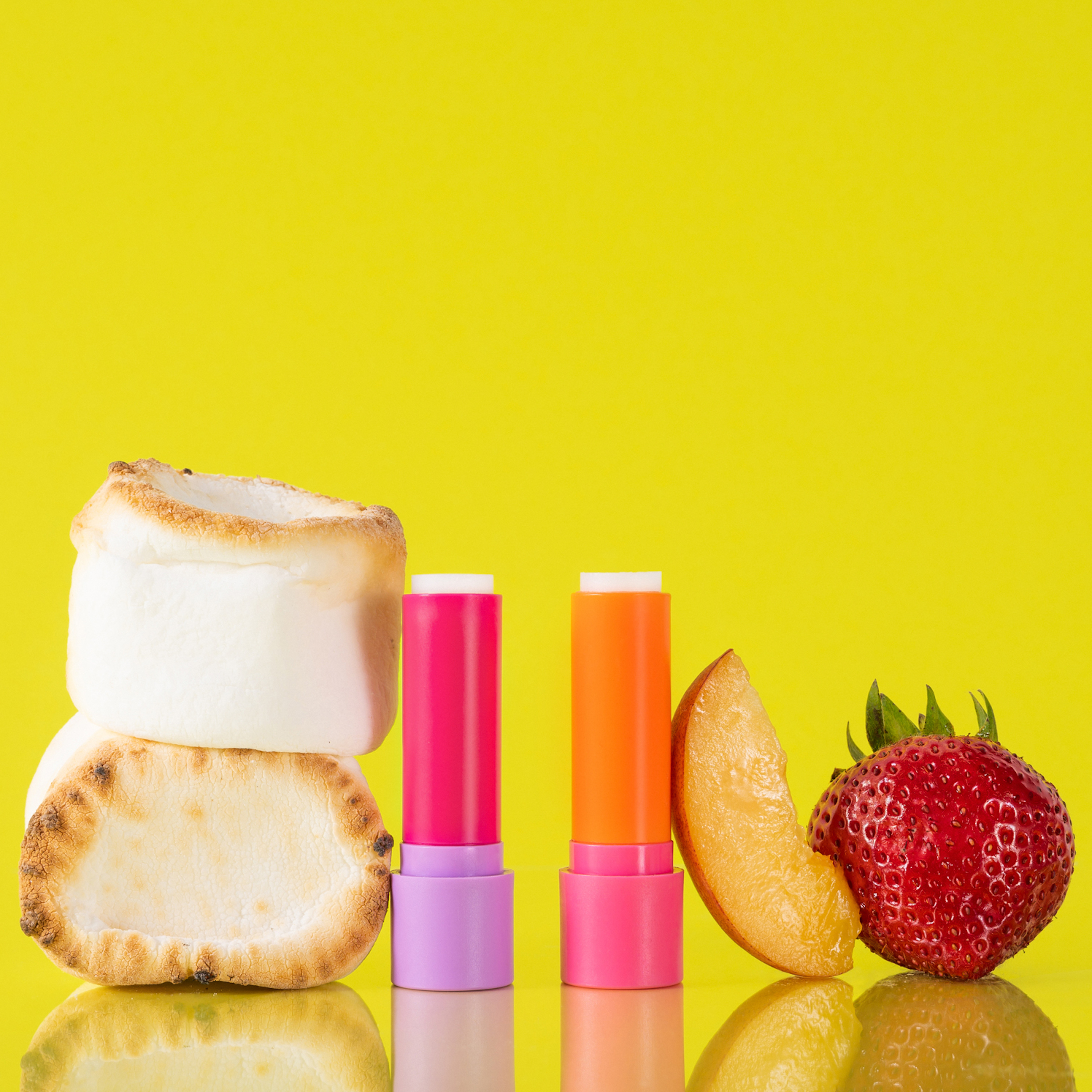 eos Super Soft Shea Lip Balm Stick - Strawberry Peach and Toasted Marshmallow | 0.14 oz | 2 count - image 4 of 10