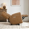 thumbnail image 2 of Spruce & Spring Zero Gravity Power Recliner Chair for Enhanced Relaxation for Living Rooom, Camel, 2 of 8