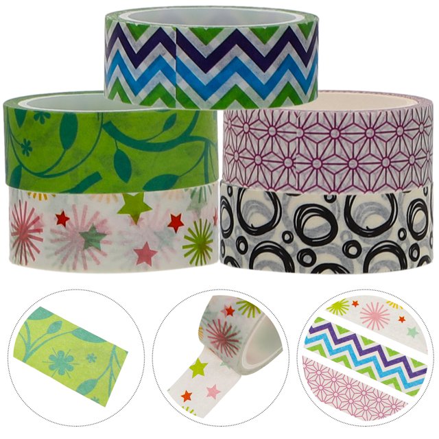 unbranded Masking Papel Retro Para Y Manualidades Multicolor Fácil De Cortar