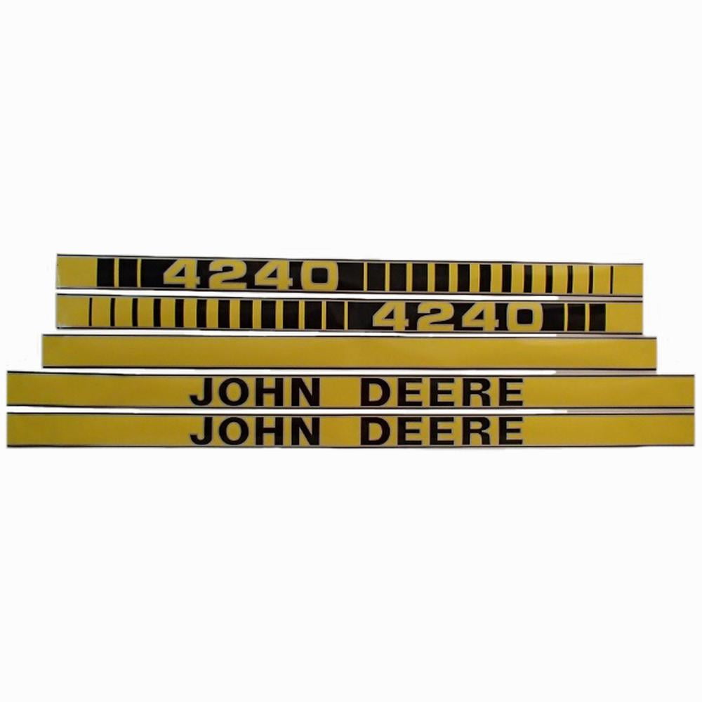 JD4240 New Hood Decal Kit Set made to fit John Deere Tractor 4240