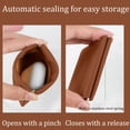 thumbnail image 4 of Bolsa de Cosméticos Multifuncional Cosmetiquera de Viaje para Multicapa Bolsa Maquillaje Portátil de Gran Capacidad y Impermeable Neceser Viaje Grande Capacidad (Marrón), 4 of 4