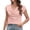 Pink, variant on Cowl Neck Tops for Women 2026 Summer Womens Tops Casual Business Blouses Short Sleeve Loose Fit Spring Outfits by Yigetop Beige L