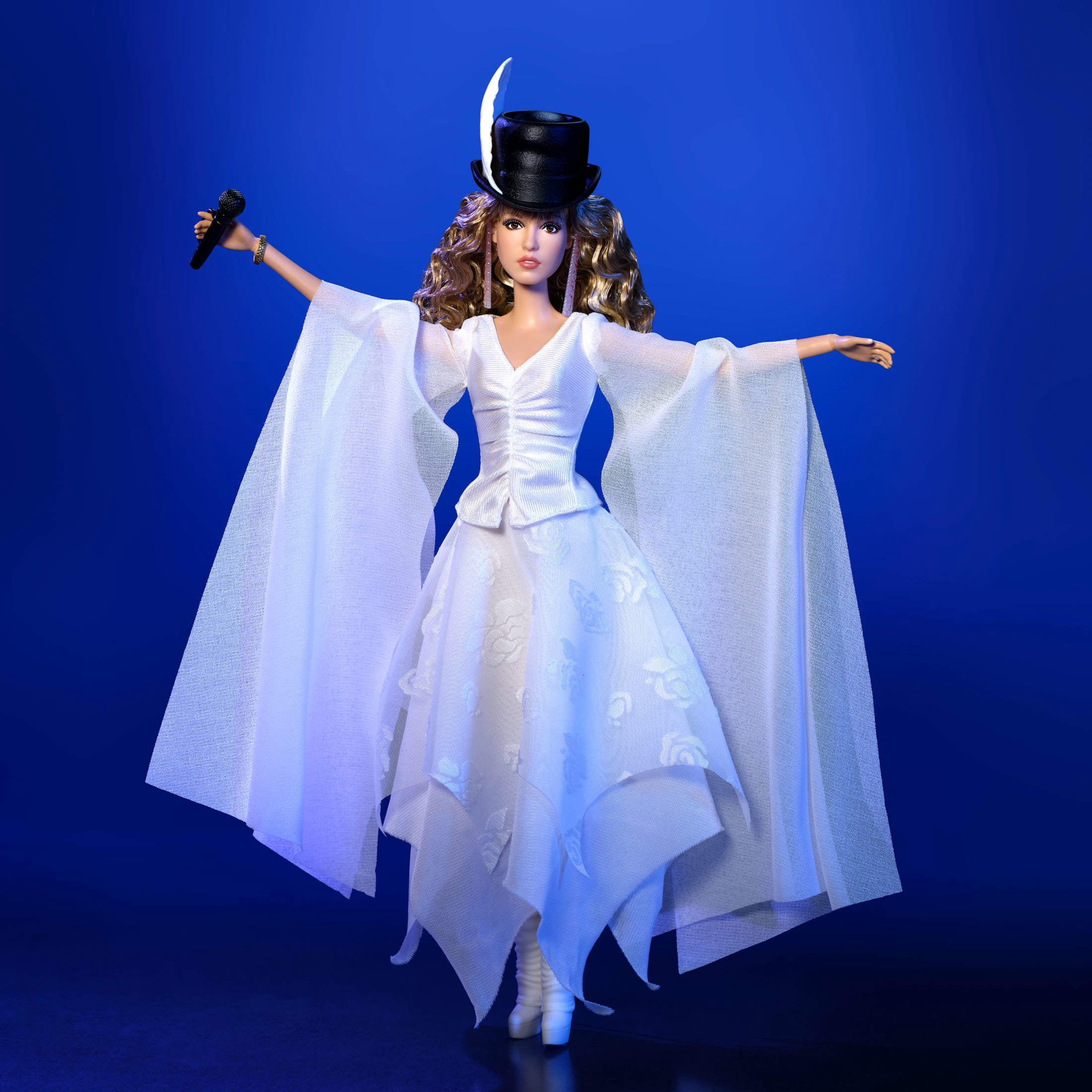 barbie doll white dress Signature Looks (Tall, Blonde) Fully Posable Fashion Doll Wearing & Platform Boots, Gift for Collectors : Toys & Games image image Barbie dolls Barbie Signature Stevie Nicks Bella