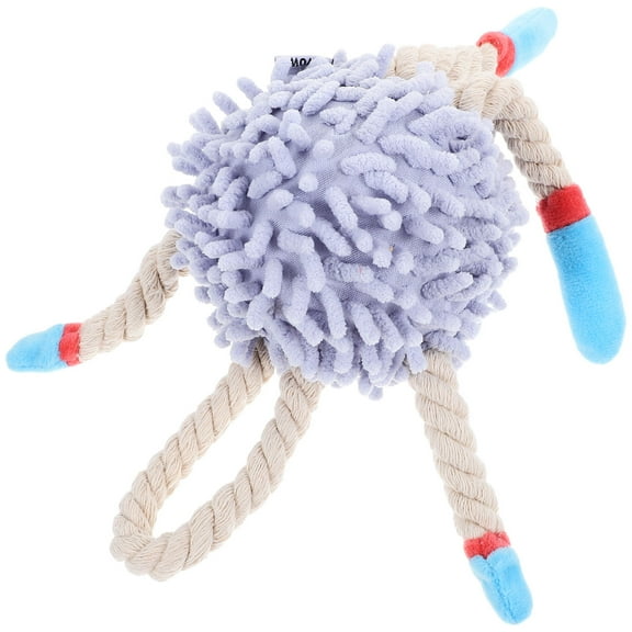 PAMINGONO 1 Set Plush Small Puppy Squeaky Toy For Teething Relief And Pulling Training 9.4x3.9x11in