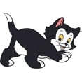 thumbnail image 2 of Cute Black Cat Cats Kitty Cartoon Customized Wall Decal - Custom Vinyl Wall Art - Personalized Name - Baby Girls Boys Kids Bedroom Wall Decal Room Decor Wall Stickers Decoration Size (12x20 inch), 2 of 2