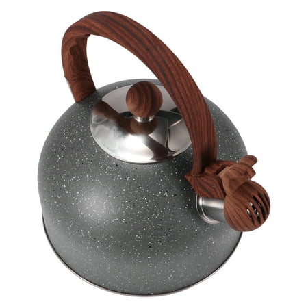 

Tea Kettle 2.5 Liters Tea Pot Whistling Water Kettle Food Grade Stainless Steel Teapot with Anti-Scald Handle Loud Whistle for Gas Stove Induction Cooker Electric Ceramic Stove