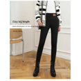 thumbnail image 3 of Plus Velvet Padded Lamb Fleece Leggings Women Wear Pencil Pants In Autumn And Winter One Pants High Waist Warm Pants Black M, 3 of 8