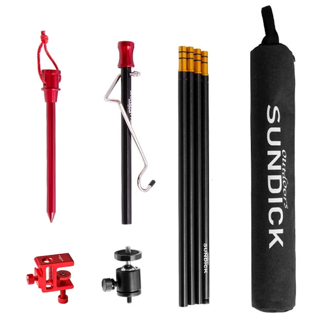 Monopiés Soporte de linterna desmontable Trípode de lámpara Soporte de lámpara de camping Soporte de sundick Monopiés