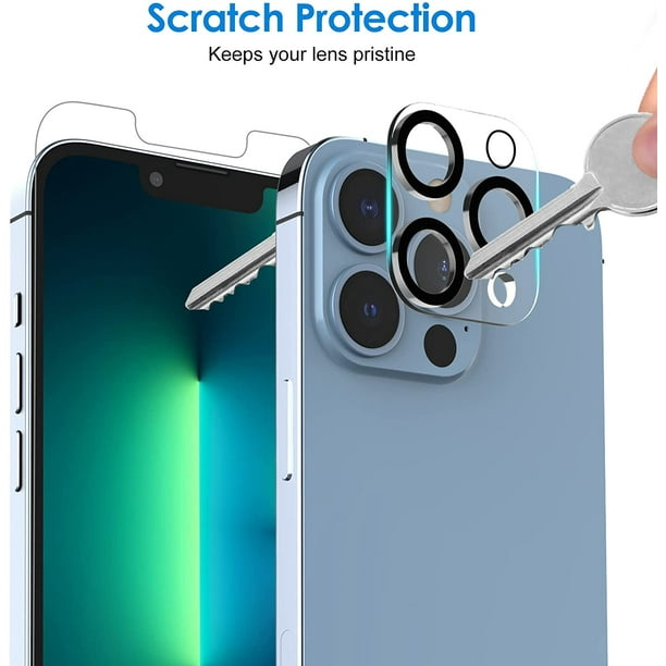JETech Privacy Screen Protector for iPhone 13 6.1-Inch with Camera Lens  Protector, Anti-Spy Tempered Glass Film, Easy Installation Tool, 2-Pack Each