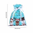 thumbnail image 3 of Ramiter Cute Printed Christmas Gift Packaging Bag Drawstring Gift Bag Gift Packaging Bag Christmas Decoration Santa Christmas Hat Christmas Boots Snowman Snowflake Christmas Tree, 3 of 5