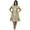 Beige, variant on Up2date Fashion's Women Printed House Dresses Moo Moos Mumu Dresses
