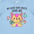 thumbnail image 4 of Inktastic My Aunt and Uncle Love Me with Cute Kitten and Flowers Boys or Girls Baby T-Shirt, 4 of 5