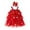Rouge, variante sur MIASHUI Ensemble de Robe de Fête pour Tout-Petites Filles avec Sans Manches et Bandeau pour Célébrations de Danse Festives Rouge, 12-18 Mois