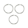 thumbnail image 5 of OULII 20pcs Metal Rings for Crafting in Silver for Binder Usage and Organization, 5 of 5